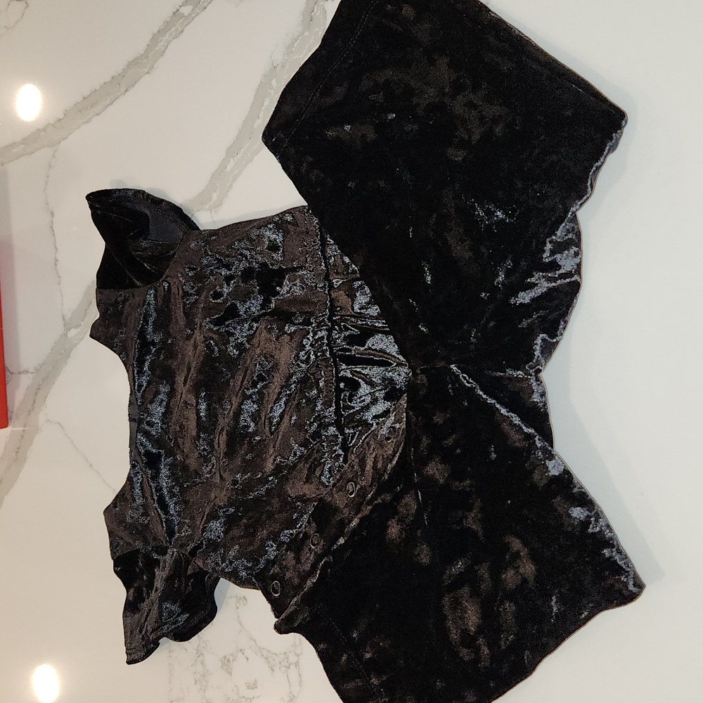 2T Cat & Jack velour jumpsuit